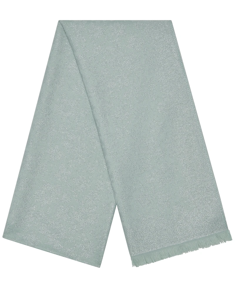 Karl Lagerfeld Paris Metallic Daisy Pattern Scarf