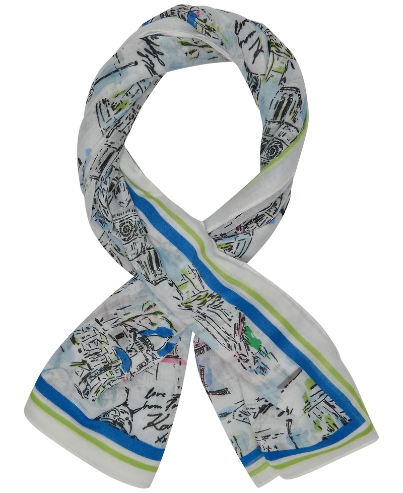 Karl Lagerfeld Paris April In Paris Square Scarf