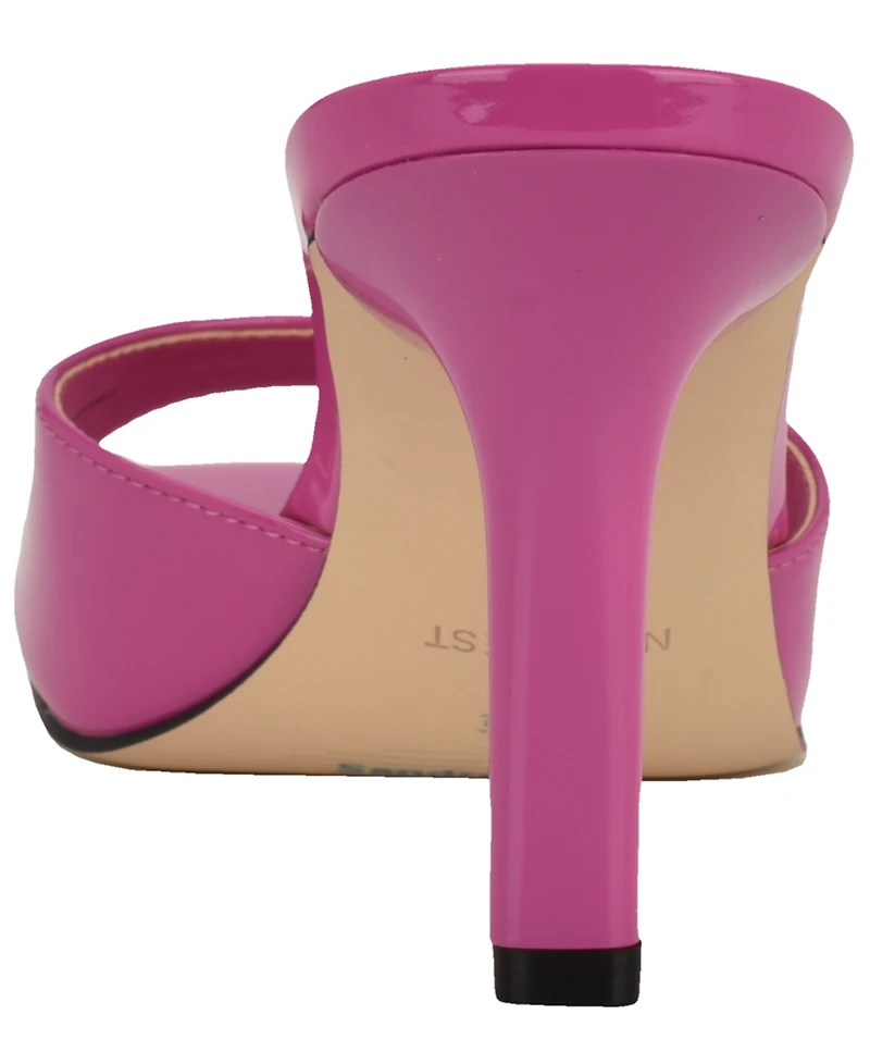 Nine West Women's Disko Square Toe Stiletto Sandals