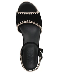 Naturalizer Women's Della Strappy Wedge Heel Sandals