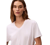 Calvin Klein Performance Women's Classic-Fit V-Neck T-Shirt