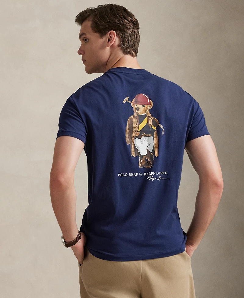 Polo Ralph Lauren Men's Classic-Fit Bear Print Jersey T-Shirt
