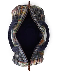 Polo Ralph Lauren Men's Patchwork Madras Canvas Duffel Bag