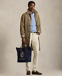 Polo Ralph Lauren Men's Bear Canvas Shopper Tote Bag