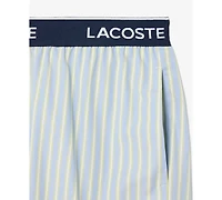 Lacoste Men's Loungewear Striped Straight-Fit Shorts