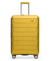 Traveler's Choice Pagosa Large Checked Hardside Expandable Spinner Luggage