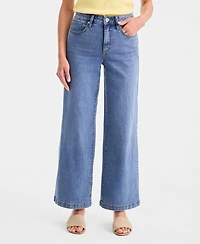 Style & Co Women's High-Rise Wide-Leg Jeans, Macy's Exclusive