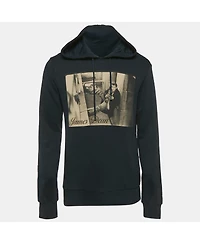 Pre-Owned Dolce & Gabbana Men's Navy Blue James Dean Graphic Cotton Hoodie