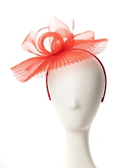 August Hats Feather Flower Net Fascinator Hat