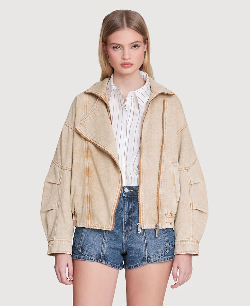 Avec Les Filles Women's Oversized Layered Jacket