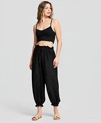 And Now This Women's Embroidered Balloon Pants, Macy's Exclusive