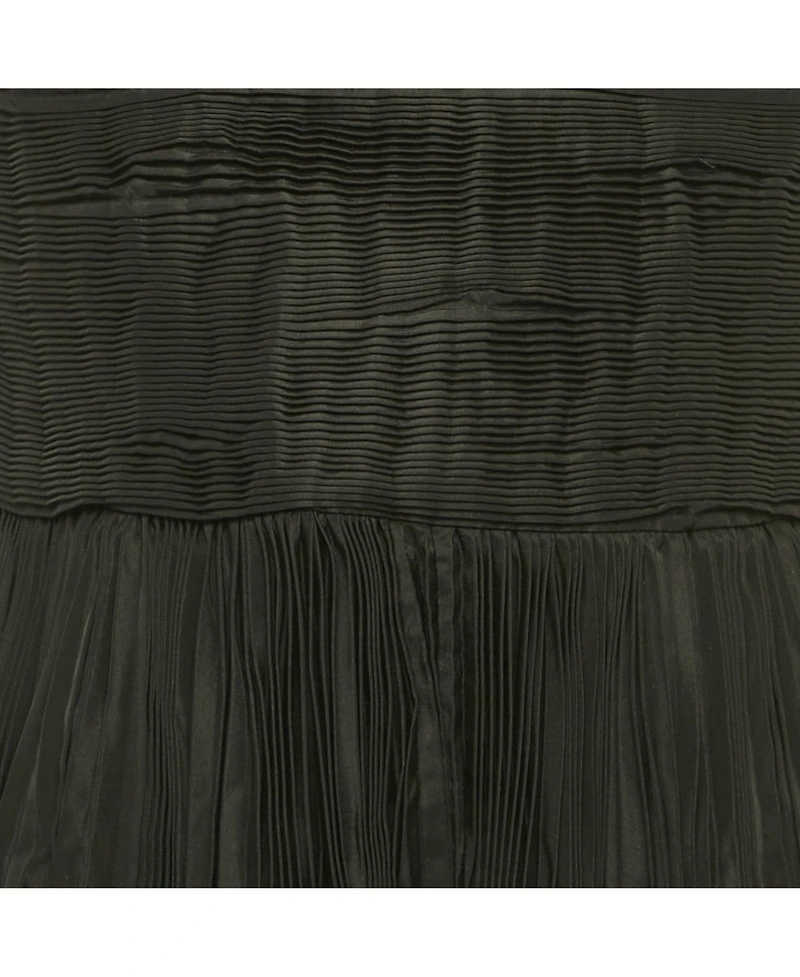 Pre-Owned Dolce & Gabbana Women's Pre-Owned D&g Black Silk Blend Strapless Mini Dress