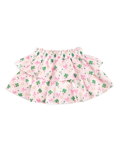 Sweet Wink Big Girls Ditsy Shamrock St. Patrick's Day Skort