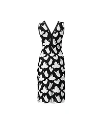 Ivonne Women's Floral Embroidered Sheath Dress