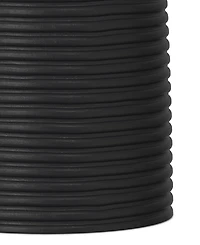 Simpli Home Boyd 13" Mango Wood Solid Ribbed Accent Table