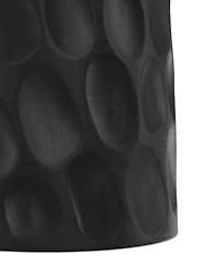 Simpli Home Boyd 13" Mango Wood Solid V-Chisel Accent Table