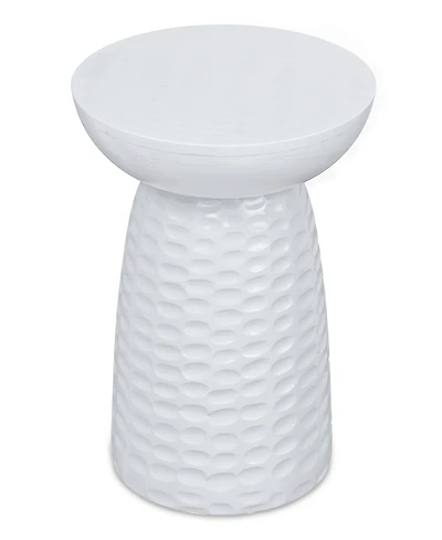 Simpli Home Boyd 13" Mango Wood Solid Accent Table