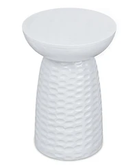 Simpli Home Boyd 13" Mango Wood Solid Accent Table