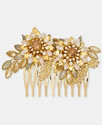 lonna & lilly Dynamic White Flower Hair Comb