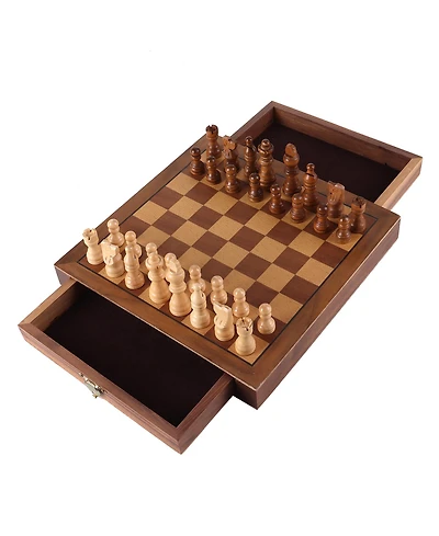 Gse Games & Sports Expert 10" Magnetic Chess Game Set with Drawers