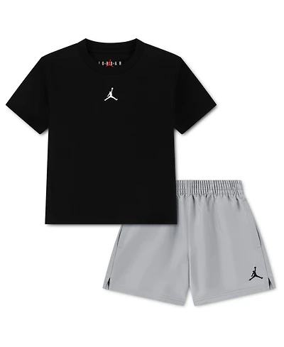 Jordan Toddler Boys Dri-fit Jumpman Woven Play Jersey T-Shirt & Mesh Shorts, 2 Piece Set