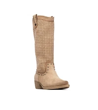 Xti Refresh Collection Women's Block Heel Suede Boots