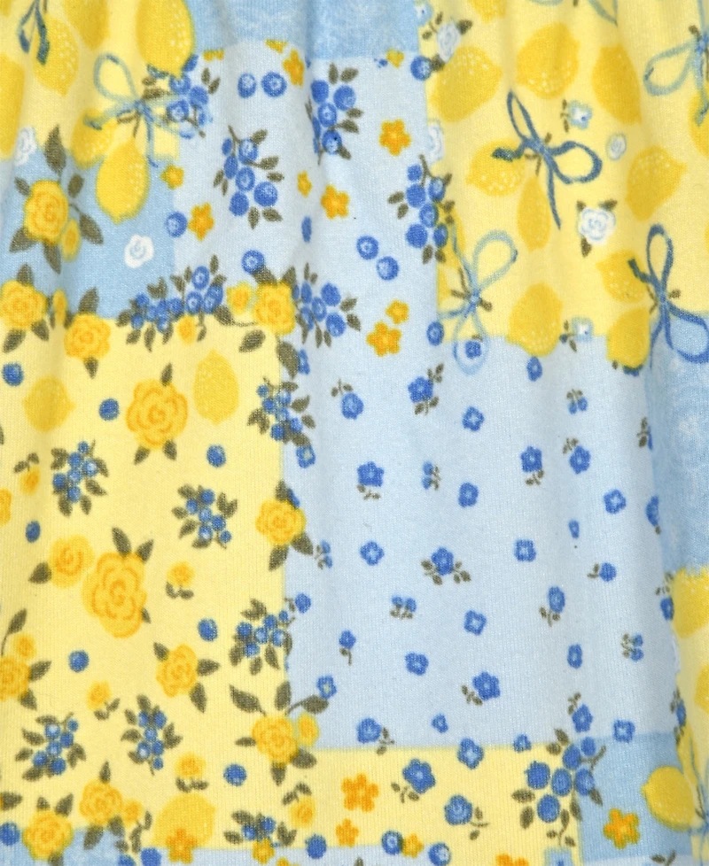 Max & Olivia Girls' 7-16 Patch Crewneck Top Shorts, 2-Piece Pajama Set