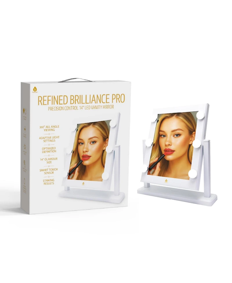 Pursonic 14" Led Vanity Mirror & Facial Steamer Duo