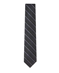 Calvin Klein Men's Silk & Linen Blend Striped Tie
