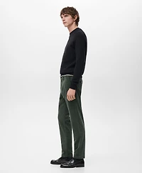 Mango Men's Corduroy Slim-Fit Pants