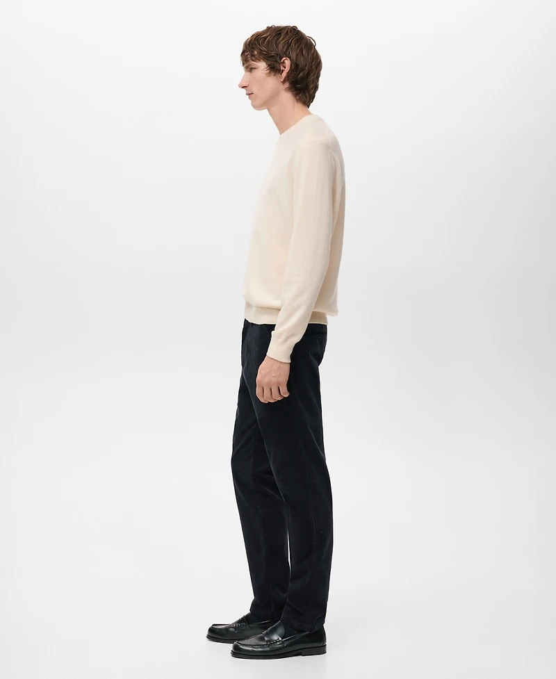 Mango Men's Corduroy Slim-Fit Pants