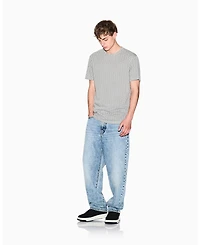 A|X Armani Exchange Men's Short Sleeve Allover Logo Print T-Shirt