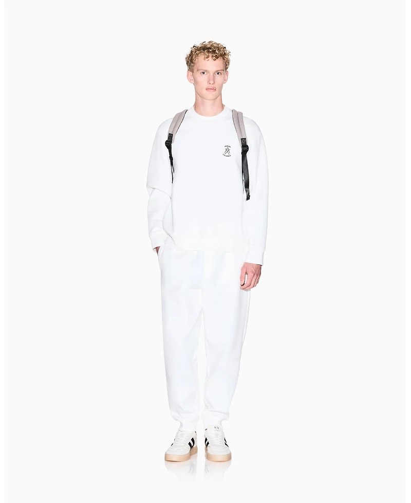 A|X Armani Exchange Men's Fleece Logo Patch Jogger Pants