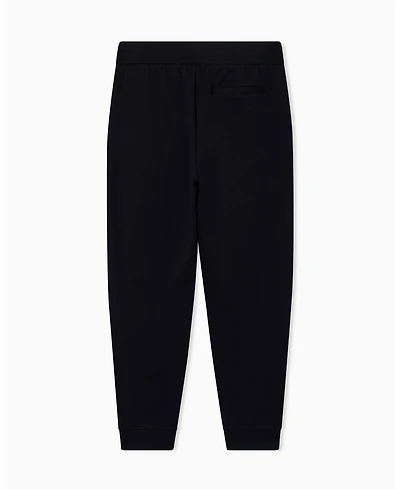 A|X Armani Exchange Men's Fleece Logo Patch Jogger Pants