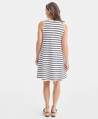 Style & Co Women's Lace-Up Sleeveless Dress, Macy's Exclusive