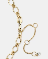 Karl Lagerfeld Paris Crystal & Imitation Pearl Mixed Charm Collar Necklace, 16" + 3" extender