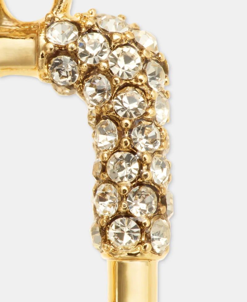 Karl Lagerfeld Paris Pave Link Drop Earrings