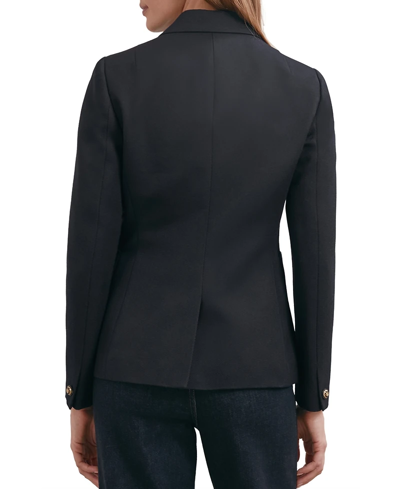 Reiss Women's Wool-Blend Double-Breasted Blazer