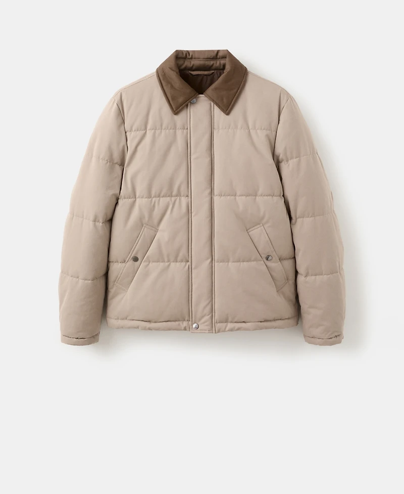 Mango Men's Short Water-Repellent Puffer Jacket