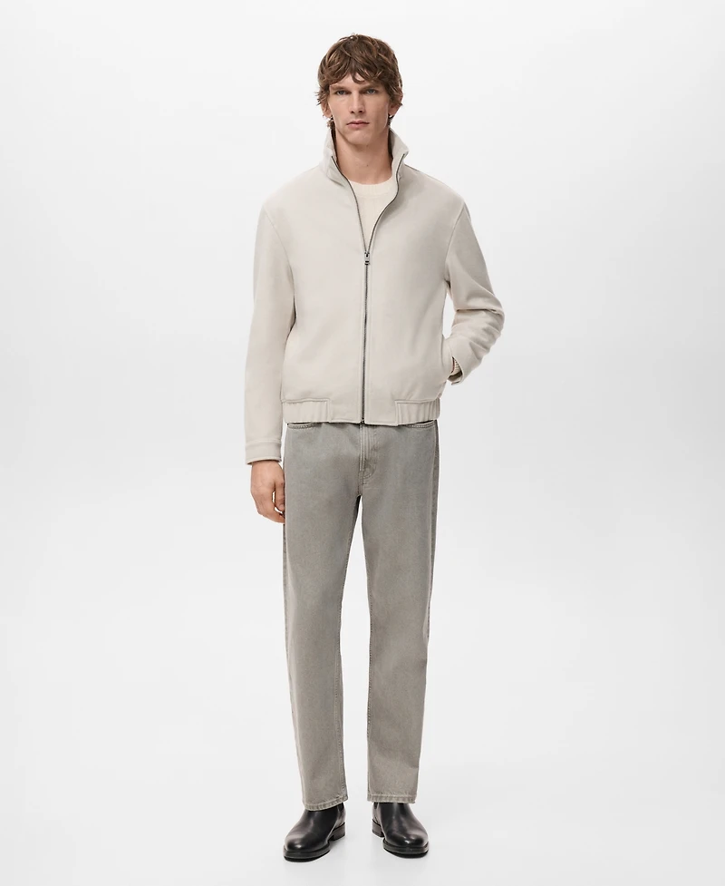 Mango Men's Regular-Fit Zip Jacket
