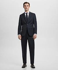 Mango Men's Slim-Fit Cotton Dress Shirt