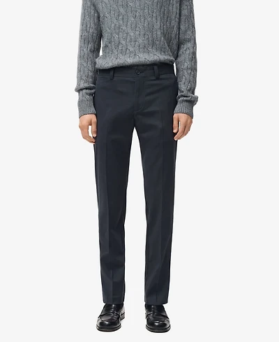 Mango Men's Regular-Fit Cotton Pants