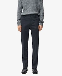 Mango Men's Regular-Fit Cotton Pants