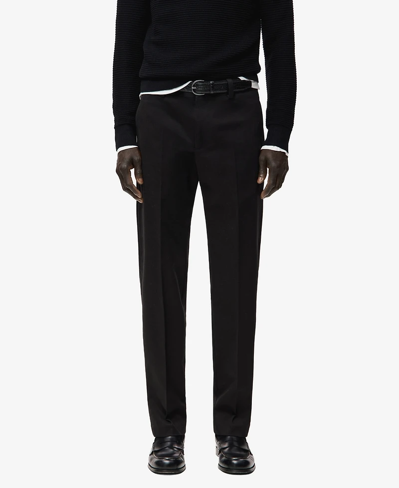 Mango Men's Regular-Fit Cotton Pants