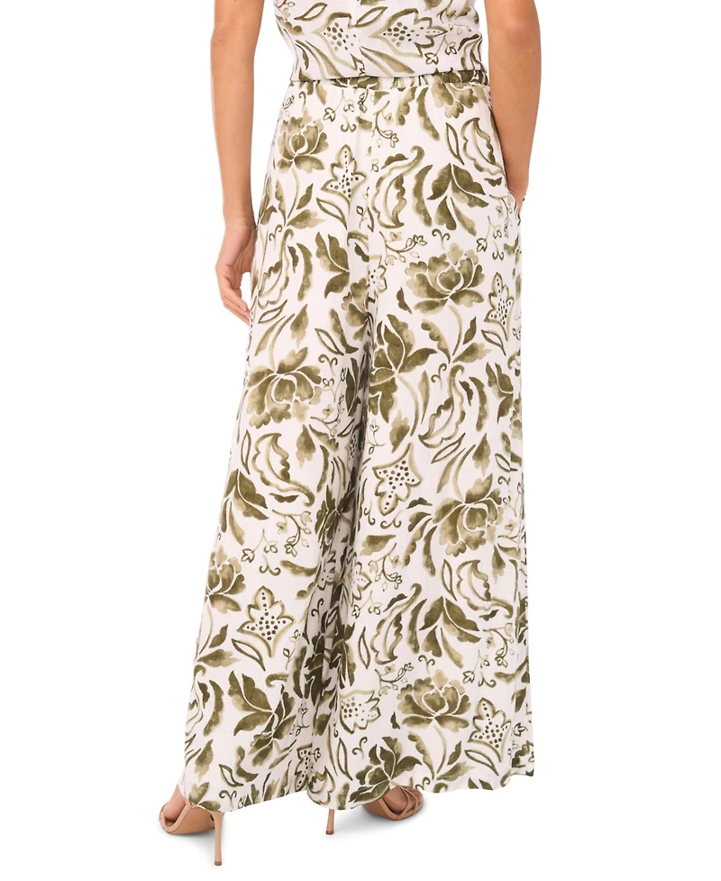 Vince Camuto Women's Elastic Waist Mid-Rise Pants