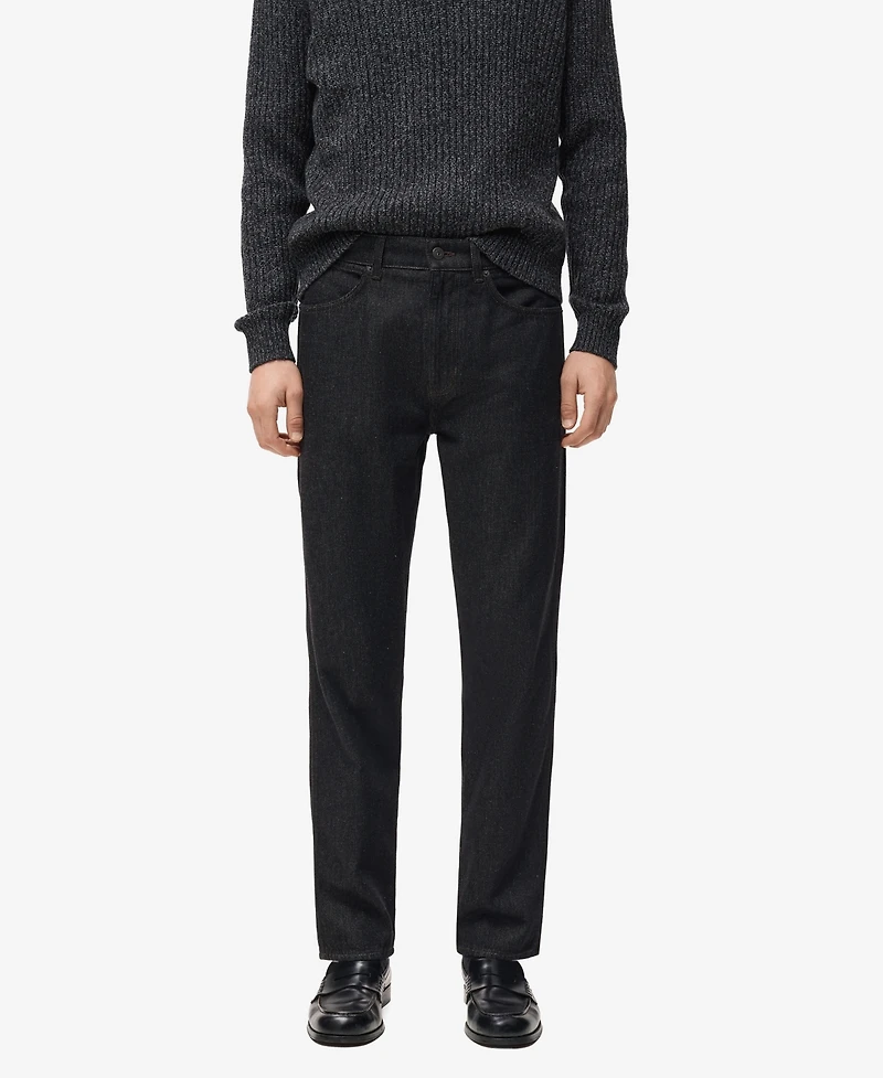 Mango Men's Regular Fit Cotton Jeans