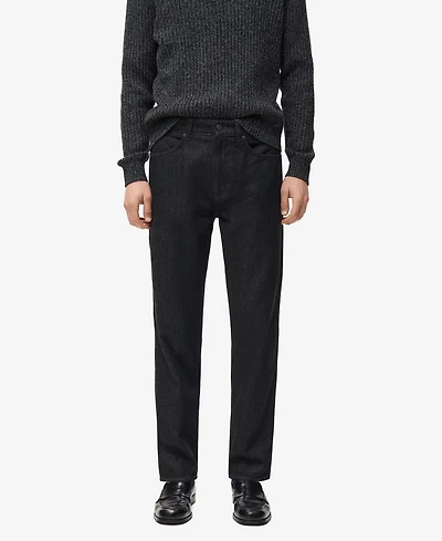 Mango Men's Regular Fit Cotton Jeans