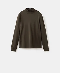 Mango Men's Perkins Neck Long-Sleeved T-Shirt