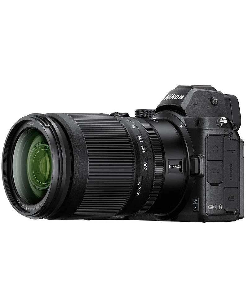 Nikon Z5 Full Frame Mirrorless Camera with Nikkor Z 24-200mm f/4-6.3 Vr Zoom Lens - Bundle with Nikon Mb-N10 Multi Battery Power Pack