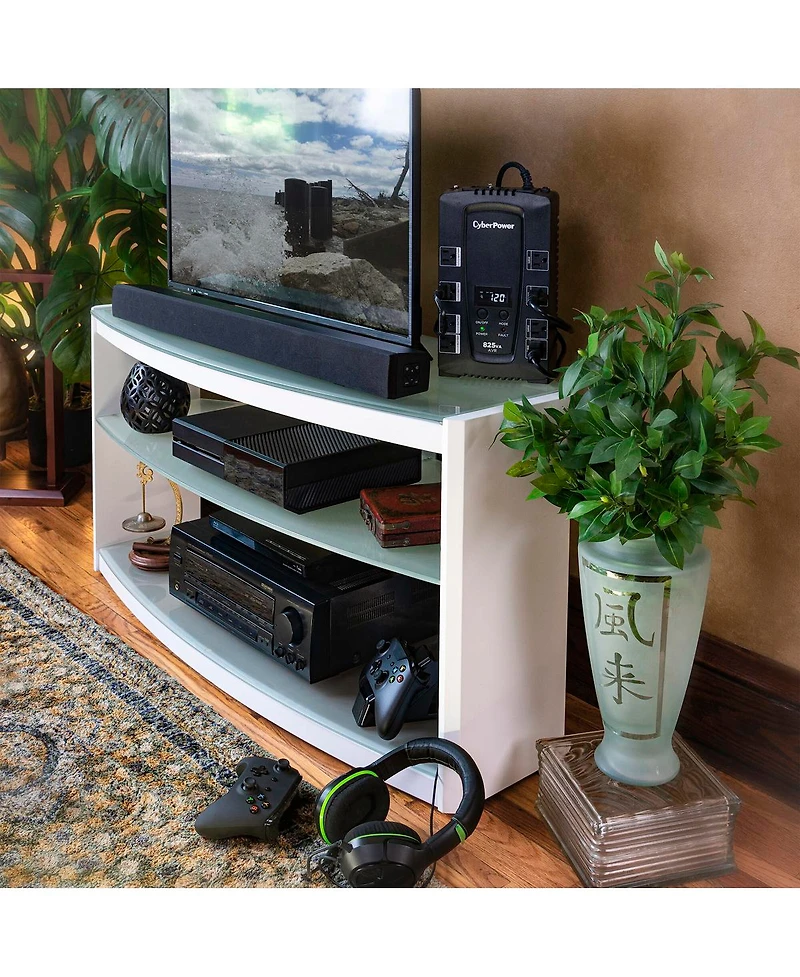 CyberPower Intelligent Lcd Computer Battery Backup, 825VA 450W Ups, 8 Outlets